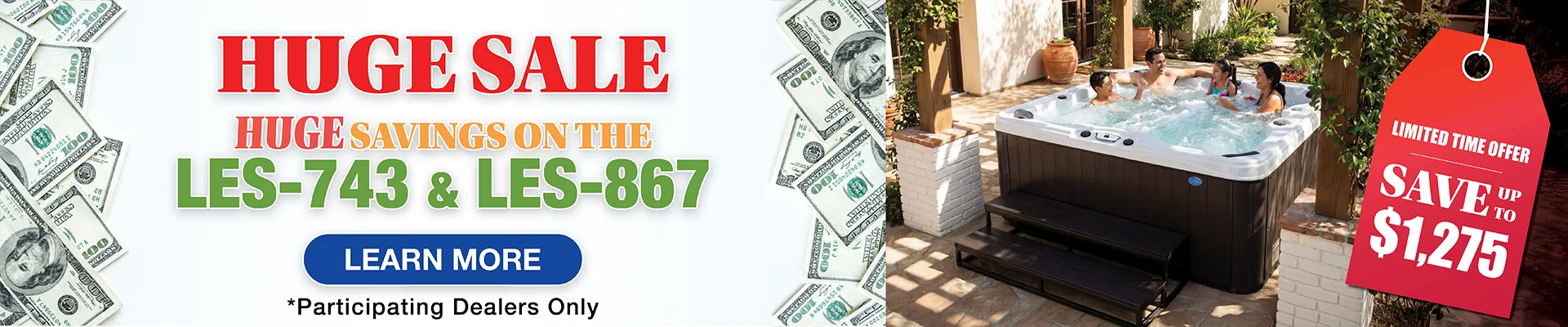 Calspas hot tub being used in a family setting - The Dalles